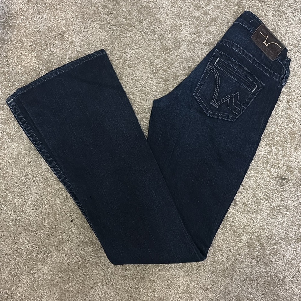PRVCY Premium dark wash bootcut jeans size 25